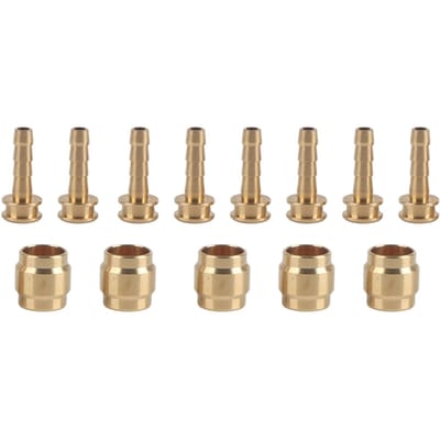 10Set Fiets Olie Naald Olijfkop Fiets Hydraulische Schijfrem Slang Olijf Inzetstuk voor Magura beige