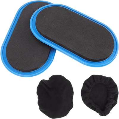Glijdende Schijven - Oefen sliders - Full body workout - Convex ontwerp - 93 x 53 Inch - Blauw
