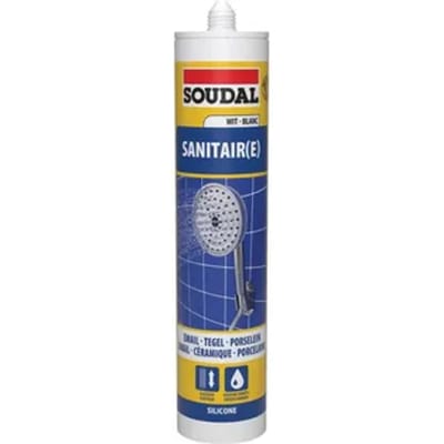 Soudal Sanitair Siliconenkit 0,3l Wit