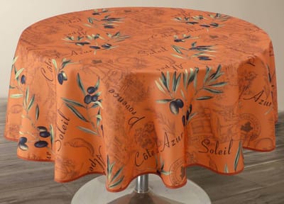 Tafelkleed anti-vlek Provençale terra 350 x 150 cm Tafellaken - Decoratieve Tafel Accessoires - Woonkamer Decoratie - Bonne et Plus®