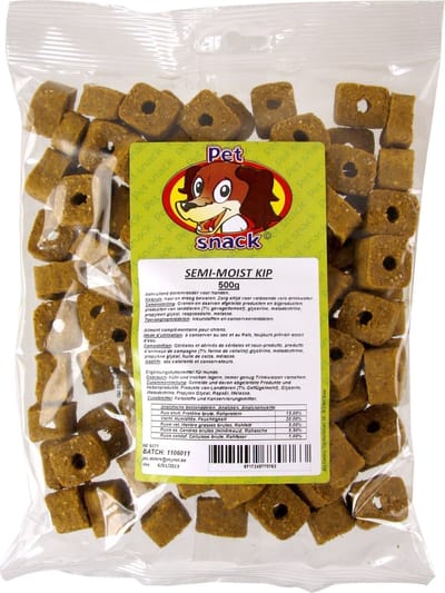 Petsnack Semi- Moist Kip - 500 GR (10 stuks)