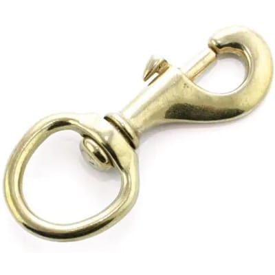 Karabijnhaak voor paard Umbria Equitazione Lunghina Ottone