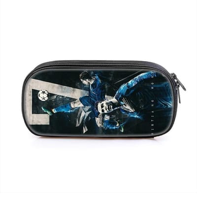 Ronaldo Jongens Meisjes Etui Etui Voetbalster Rits Etui voor Jongens Meisjes Beste Cadeau Dames Make-uptasjes black