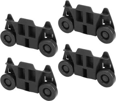 Vaatwasser Wielen - Onderdelen Set - Keuken Onderhoud - Hittebestendig ABS - 4 Stuks - Wit
