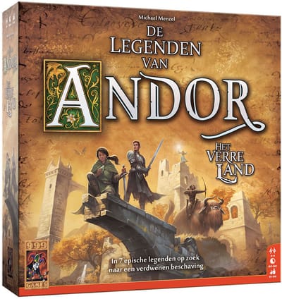 999 Games - De Legenden van Andor: Het Verre Land - Coöperatief spel - vervolg op het nieuwe tijdperk!