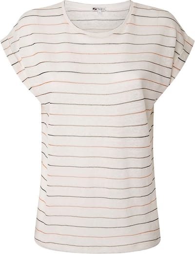 Pepe Jeans Olaya T-shirt Met Korte Mouwen Beige M Vrouw