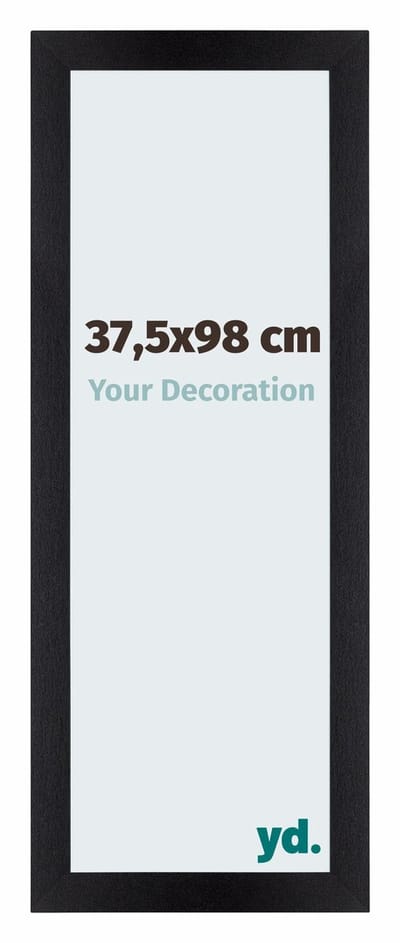 Your Decoration - Puzzellijst 37,5x98 cm - Zwart Mat - Puzzellijst 1500-2000 stukjes - MDF Fotolijst - Mura