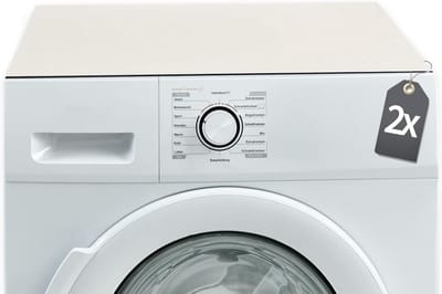 Antislip wasmachine-onderleggers set van 2 op maat snijdbaar