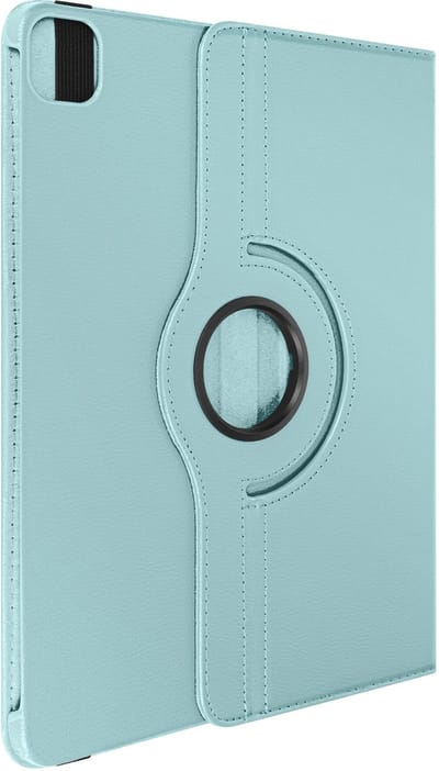 Avizar Foliohoes Geschikt voor Apple iPad Air 13 2026 360° roterende steunklep, Turquoise