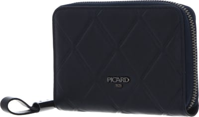 PICARD Leren Portemonnee Voila 1 Zip Around Wallet Ozean Donkerblauw
