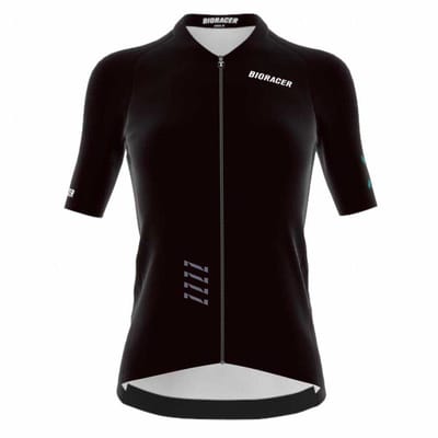 Bioracer Icon Korte Mouw Wielertrui Zwart 2XL Vrouw