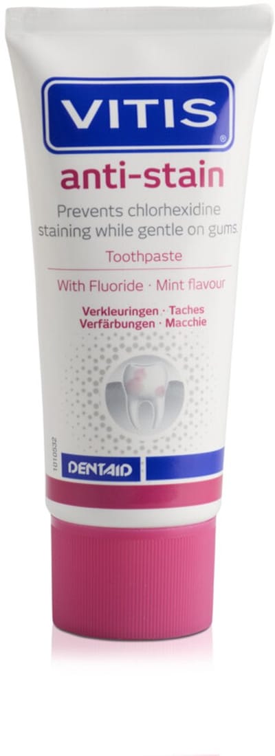 Vitis Tandpasta Anti-Stain - 6 x 50 ml - Voordeelverpakking