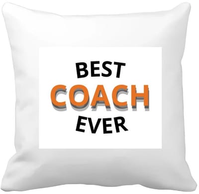 Akyol - best coach ever Kussen hoes - Coach - een coach - sport - verjaardagscadeau - klein cadeautje - kado - gift - 40 bij 40 cm