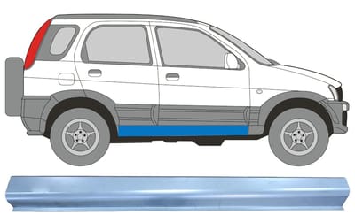 Reparatie dorpel voor Daihatsu Terios 1997-2005 / Rechts