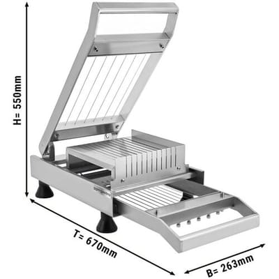 GGM Gastro Pralinenschneider - Drahtabstand: 14 & 28mm - inkl. 2 Rahmen