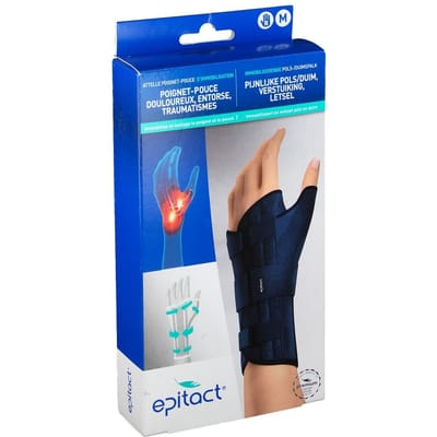 Epitact® Immobiliserende Pols-/Duimspalk Pijnlijke Pols-Duim - Verstuiking Letsel Rechts Medium 1 Verband(en)