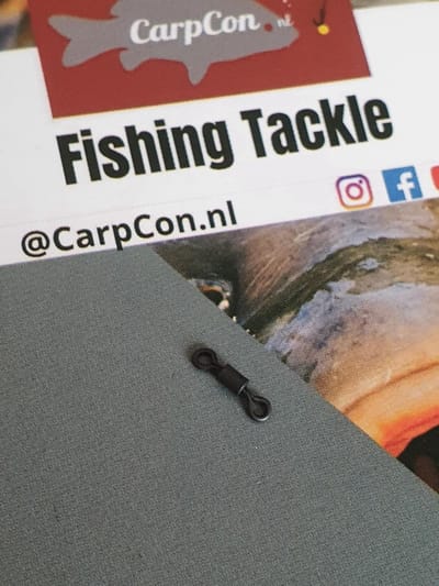 Micro Rig Swivel Size #20 - 10 stuks - Voor D-Rig, Multi Rig - Karper Rigmateriaal - Onderlijnmateriaal - Vissen
