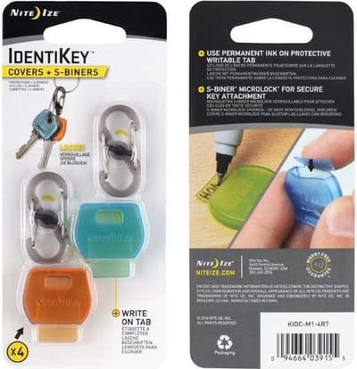 NITE IZE IdentiKey Covers + S-Biners Combo Pack