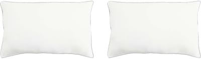 vidaXL - Hoofdkussen - 2 - st - 30 - x - 50 - cm - Bamboevezel - Wit