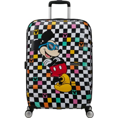 American Tourister Koffer - Wavebreaker Disney Spinner (4 wielen ) 67/24 cm - Mickey Check - 64 l - 3.6 kg