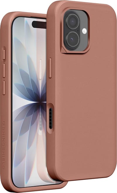 Rhinoshield, Hoesje geschikt voor iPhone 17 - SolidX Series MagSafe Matte Afwerking & Anti-Shock 3.5m, Oudroze