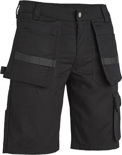 4WORK Murcia Multipocket Zwart Short Heren