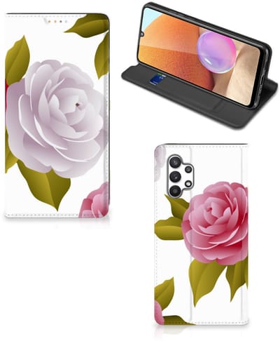 Samsung Galaxy A32 4G | A32 5G Enterprise Editie Smart Cover Roses