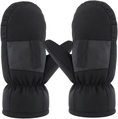 Kinderwagen Wanten - Warme Babyhand - Buiten Wandelen - Waterdicht Winddicht - 26x25x3 cm - Zwart