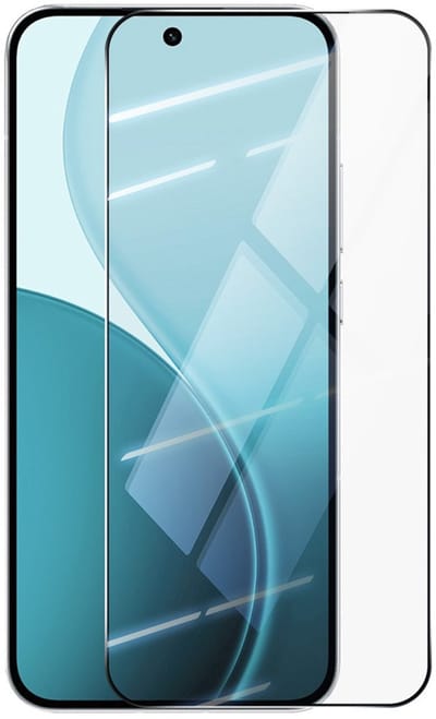 Coverup Screen Protector - Geschikt voor OPPO Reno14 Screen Protector - Coverup Full-Cover 9H Tempered Glass - Zwart
