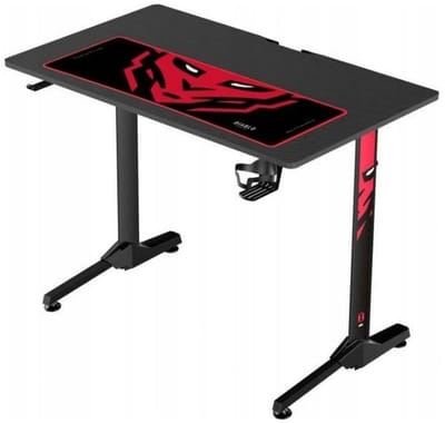 DIABLO CHAIRS - Gaming Bureau X-MATE 1000 met een bekerhouder - breedte 100cm - Zwart
