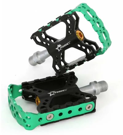 Msc Alu 6063t5 Crmo Pedalen Groen,Zwart