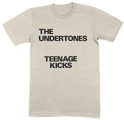 The Undertones - Teenage Kicks Text Heren T-shirt - S - Creme