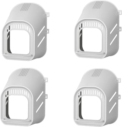 Basic Nest grijs 4 STUK - legnest voor kippen voor tot wel 5 kippen voor wandmontage - kippennest - pluimve nest - kippenhok