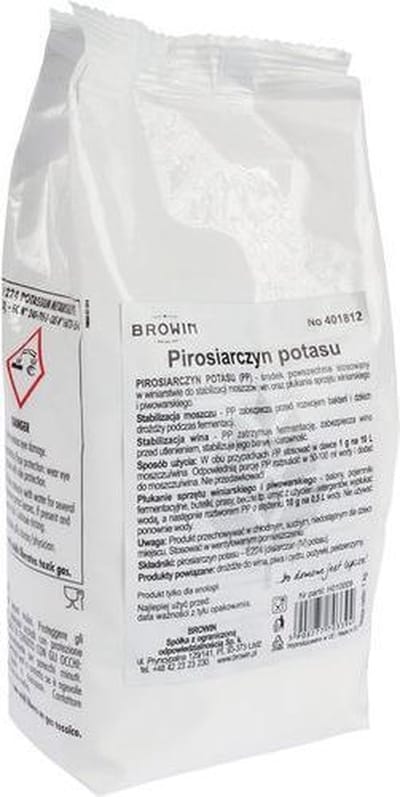 kaliummetabisulfiet 1kg - ontsmetten apparatuur - wijn - bier - sterke drank