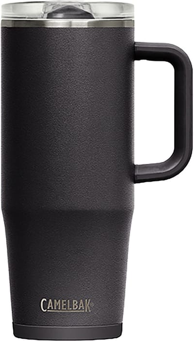 CamelBak Thrive Mug Vacuum Insulated - Isolatie drinkbeker - 1 L - Lekvrije Drinkfles - Waterfles - Reisbeker - Thermosfles - Dubbelwandige Fles - Zwart (Black)