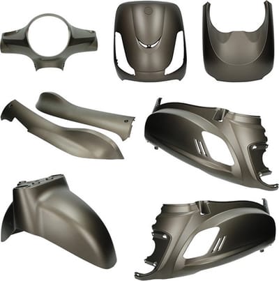 Kappenset Sym Fiddle II 8-delig Titanium DMP
