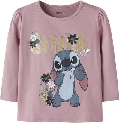 NAME IT - NMFJINA STITCH LS TOP BOX NOOS WDI - Meisjes - Lange mouwen shirts