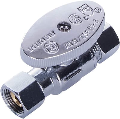 Toevoegkraan met Kwart Slag Wiel voor Waterleidingen 3/8 Inch