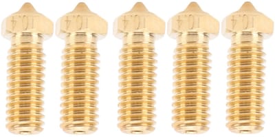 Dailygoods- Nozzles 5PCS 0.4mm - Messing - Stabiele Extrusie - Gemakkelijk Reiniging - Precisietechniek - Compatibel met PLA/ABS/PETG/TPE/TPU/PC - 3D Printer Mondstuk