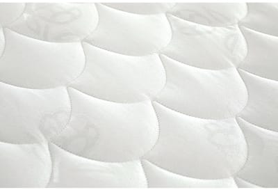 Vente-unique Set 140 x 190 cm bedbodem met opbergruimte, wit + matras van schuim van 15 cm dik - ZEUS van YSMÉE