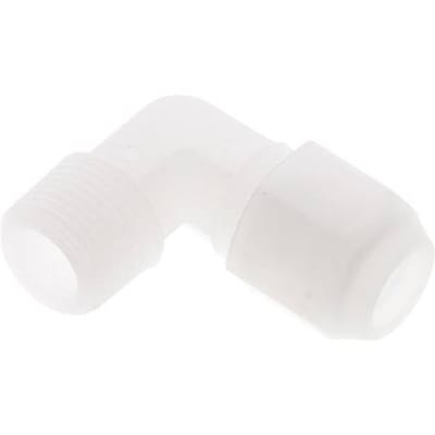 8x10mm & R3/8'' PP Elleboog Slangfitting met Mannelijke Schroefdraad 10bar/145psi [2 stuks]