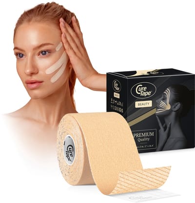 CureTape® Beauty - Face Taping - Beauty Tape - Face Tape - Gezichtsverzorging - Anti Aging - Collageen - Gezicht Tape 5cm x 5m