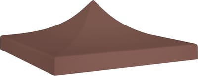 Bruine Partytent - Feesttent Dak - Buitenfeesten Organiseren - Waterdicht en UV-bestendig - 3 x 3 Meter - Bruin