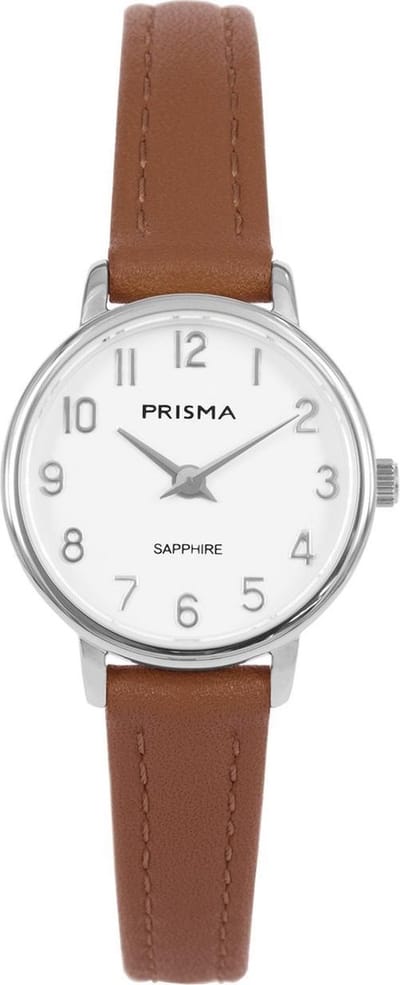 Prisma Horloge P.1731 Dames Edelstaal Saffierglas