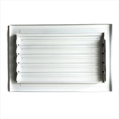 3-Weg Gestempeld Gezicht Stalen Plafond/zijwand Luchttoevoerregister 10"x6"