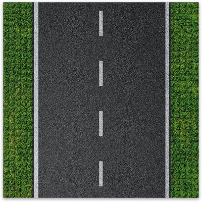 Brixies Straatplaat | Grondplaat 32x32 noppen - Geschikt voor Lego Classic Bouwstenen - Straat recht