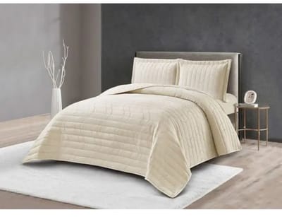 Lavella Hale Bedsprei Set 3-delig - Beige - 260x240cm