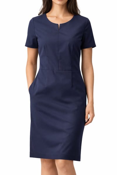 Dames etuikleid Regular Fit Greiff Premium – Model 1068 – Donkerblauw – Maat 34
