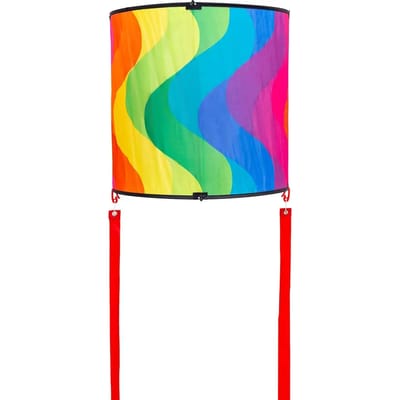 Kindervlieger HQ Cylinder Kite Rainbow 100189 Regenboog 38 x 38 cm