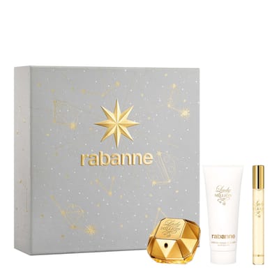 Paco Rabanne Lady Million Giftset - 50ml Eau De Parfum - 100ml Bodylotion & 10ml Travelspray